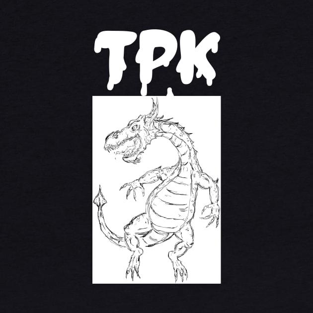 TPK - Total Party Kill - Light Dragon Sketch by Melty Shirts